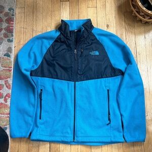 The North Face Men's Blue and Black Jacket